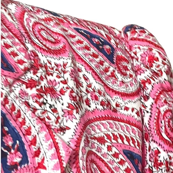 Alix of Bohemia NWT Rasha Medium Blazer - Paisley Puff Sleeve Women's Jacket Med - Picture 7 of 12